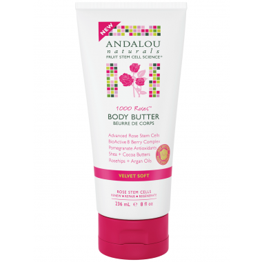Andalou Naturals 1000 Roses Velvet Soft Body Butter