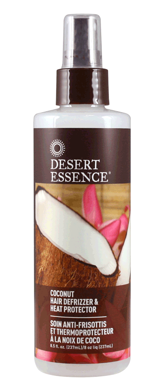 Desert Essence, Coconut Hair Defrizzer & Heat, 237ml 