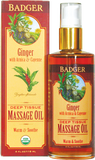 Badger Balm Ginger with Arnica & Cayenne Deep Tissue Massage Oil