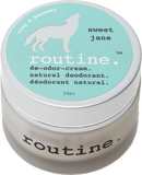 Routine Natural Deodorant Cream in Sweet Jane Scent