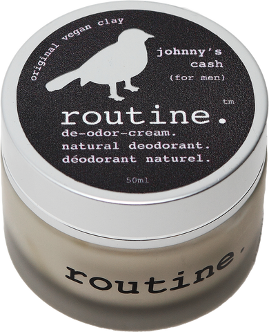 Routine Natural Deodorant Cream in Johnny's Cash Scent