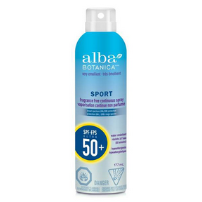 Alba Botanica Sport Continuous Spray Sunscreen SPF 50 