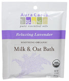 Aura Cacia Organic Milk & Oat Bath - Lavender