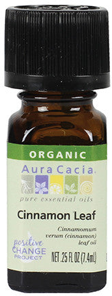 Aura Cacia Organic Cinnamon Leaf Essential Oil
