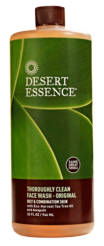 Desert Essence Thoroughly Clean Face Wash - Refill