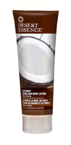 Desert Essence Coconut Hand & Body Lotion