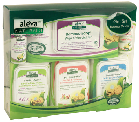 Aleva Naturals Baby Wipes Gift Set
