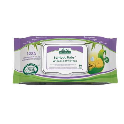 Aleva Naturals Bamboo Baby Wipes