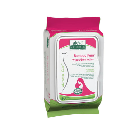 Aleva Naturals Bamboo Fem Wipes