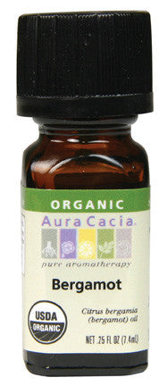 Aura Cacia Organic Bergamot Essential Oil