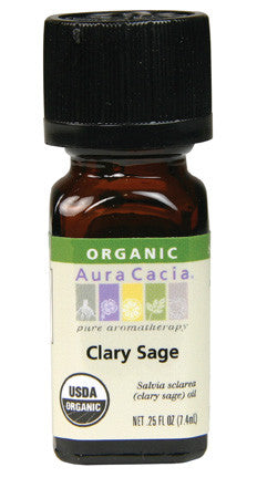 Aura Cacia Organic Clary Sage Essential Oil
