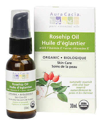 Aura Cacia Organic Rosehip Oil - Boxed
