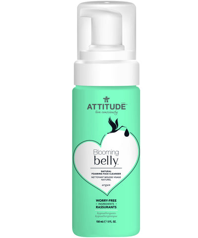 Attitude Blooming Belly Natural Foaming Face Cleanser Argan