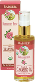 Badger Balm Damascus Rose Cleansing Oil For Delicate Skin