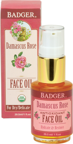 Badger Balm Damascus Rose Face Oil
