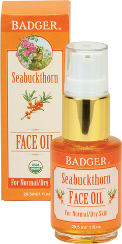 Badger Balm Seabuckthorn Face Oil For Dry Skin