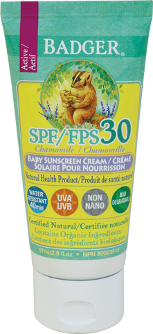 Badger Balm SPF 30 Baby Sunscreen Cream