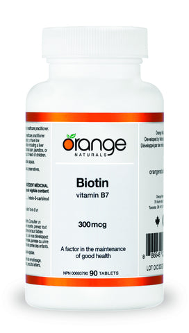 Orange Naturals Biotin 300 mg