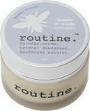 Routine Natural Deodorant Cream in Bonnie n Clyde (unscented)