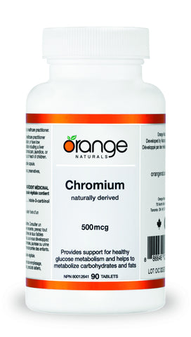 Orange Naturals Chromium 500 mcg