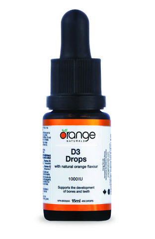 Orange Naturals D3 Drops 1000 IU