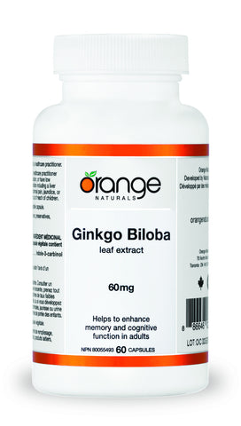 Orange Naturals Gingko Biloba 60 mg