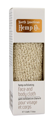 North American Hemp Co. Hemp Exfoliating Face Cloth