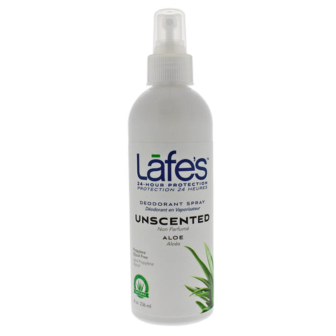Lafe's Natural Deodorant Spray with Aloe 8 oz