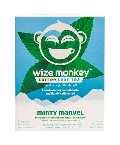 Wize Monkey Coffee Leaf Tea Minty Marvel