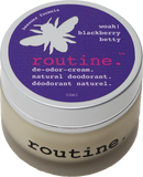 Routine Natural Deodorant Cream in Blackberry Betty Scent