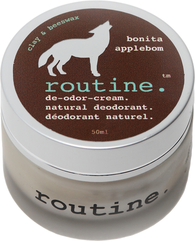 Routine Natural Deodorant Cream in Bonita Appleborn Scent