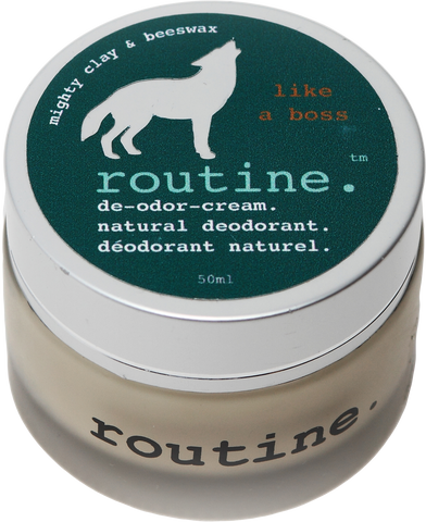 Routine Natural Deodorant Cream in Like a Boss Scent