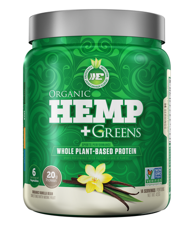Ergogenics Nutrition Hemp + Greens Vanilla 420g